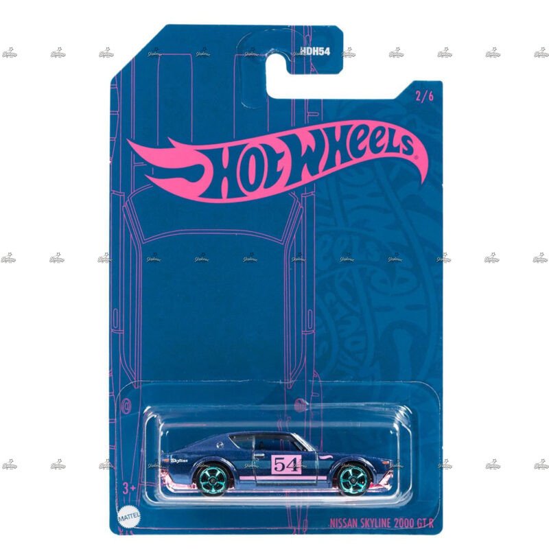 Hot Wheels Exclusive Nissan Skyline 2000 GTR 54th Anniversary Edition PEARL AND CHROME