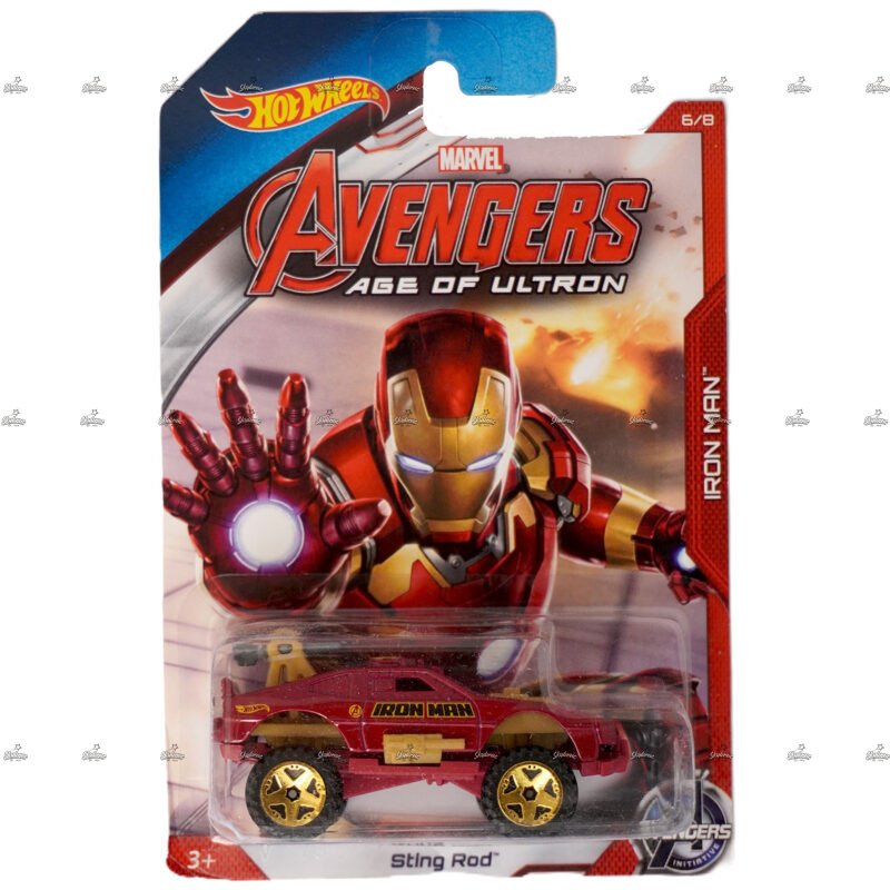 Hot Wheels Exclusive Sting Rod MARVEL AVENGERS AGE OF ULTRON IRON MAN
