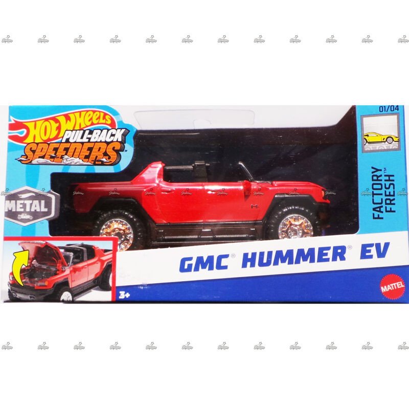 Hot Wheels GMC HUMMER EV PULL BACK SPEEDERS