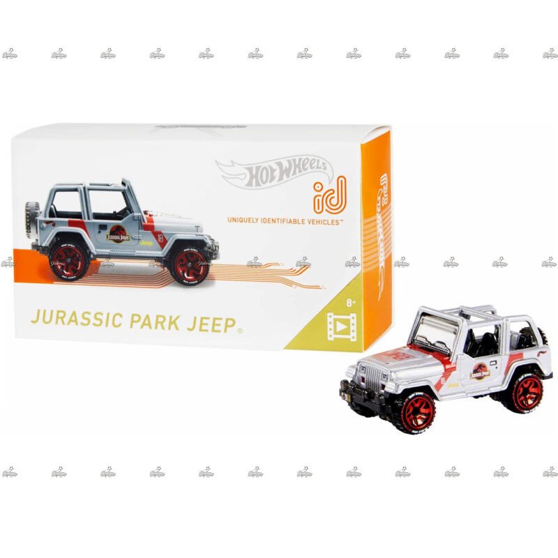 Hot Wheels ID Cars Jurassic Park Jeep 2018 B