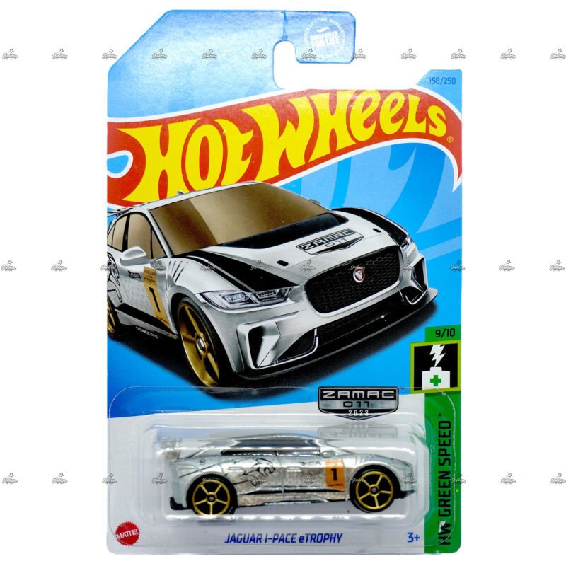 Hot Wheels Jaguar I Pace ETrophy HW GREEN SPEED ZAMAC