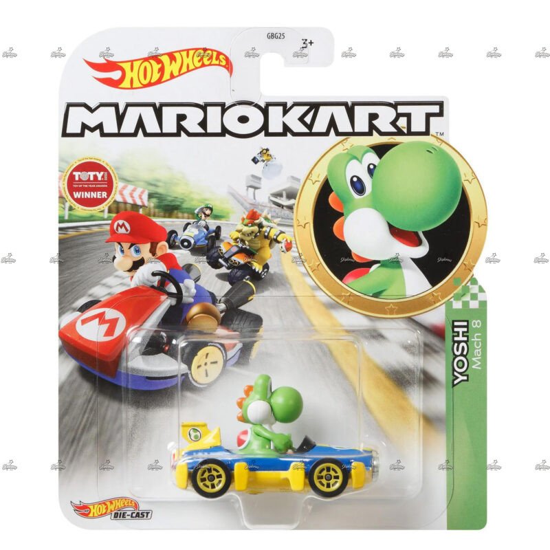 Hot Wheels MarioKart Yoshi Mach8