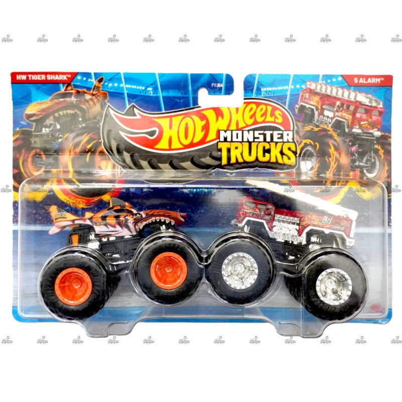 Hot Wheels Monster Truck Pack HW Tiger Shark 5 Alarm