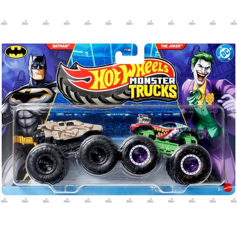 Hot Wheels Monster Truck Pack Of 2 Batman The Joker 2026