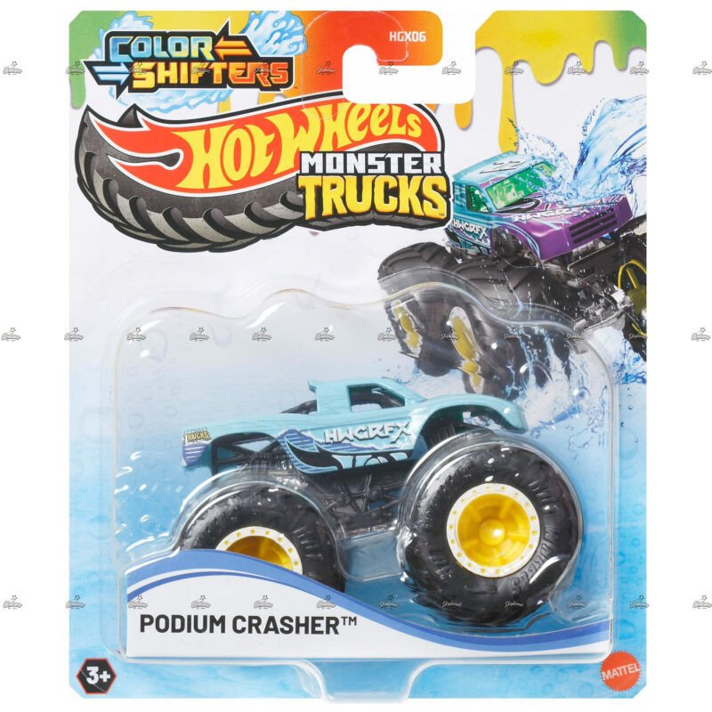 Hot Wheels Monster Truck Podium Crasher COLOR SHIFTERS 2024