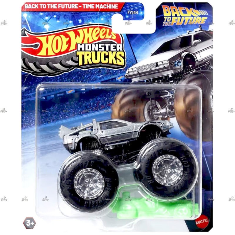 Hot Wheels Monster Trucks Back To The Future Time Machine 2024