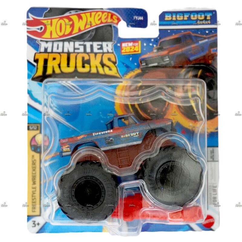Hot Wheels Monster Trucks BigFoot 4X4X4 FREESTYLE WRECKERS 2024