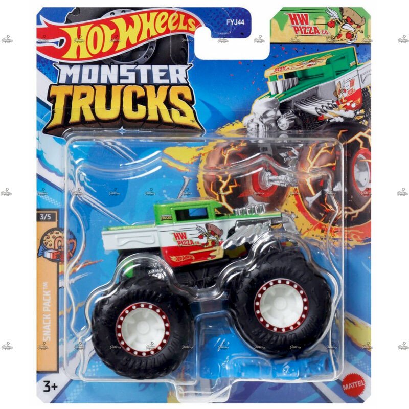Hot Wheels Monster Trucks HW Pizza SNACK PACK 2024