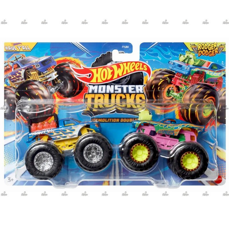 Hot Wheels Monster Trucks Haul Y All Rodger Dodger DEMOLITION DOUBLE 2024