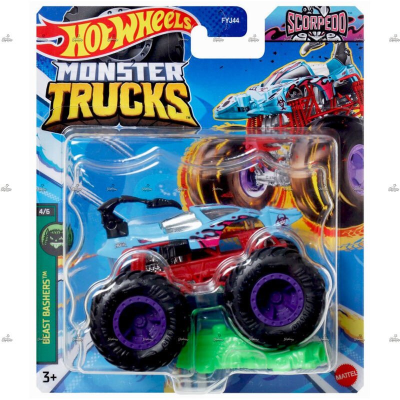 Hot Wheels Monster Trucks Scorpedo BEAST BASHERS 2024