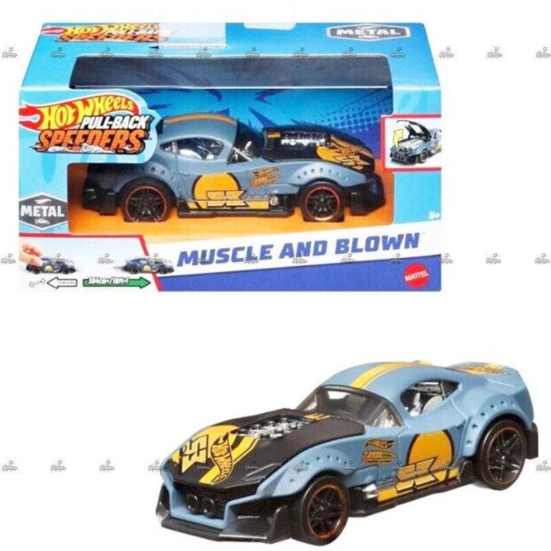 Hot Wheels Muscle And Blown PULL BACK SPEEDERS