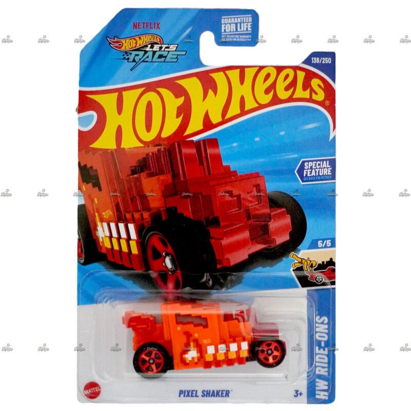 Hot Wheels Pixel Shaker HW RIDE ONS 2025 F Case U.S. Card