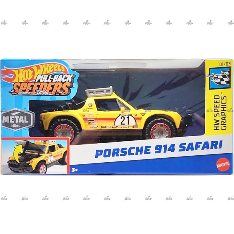 Hot Wheels Porsche 914 Safari PULL BACK SPEEDERS