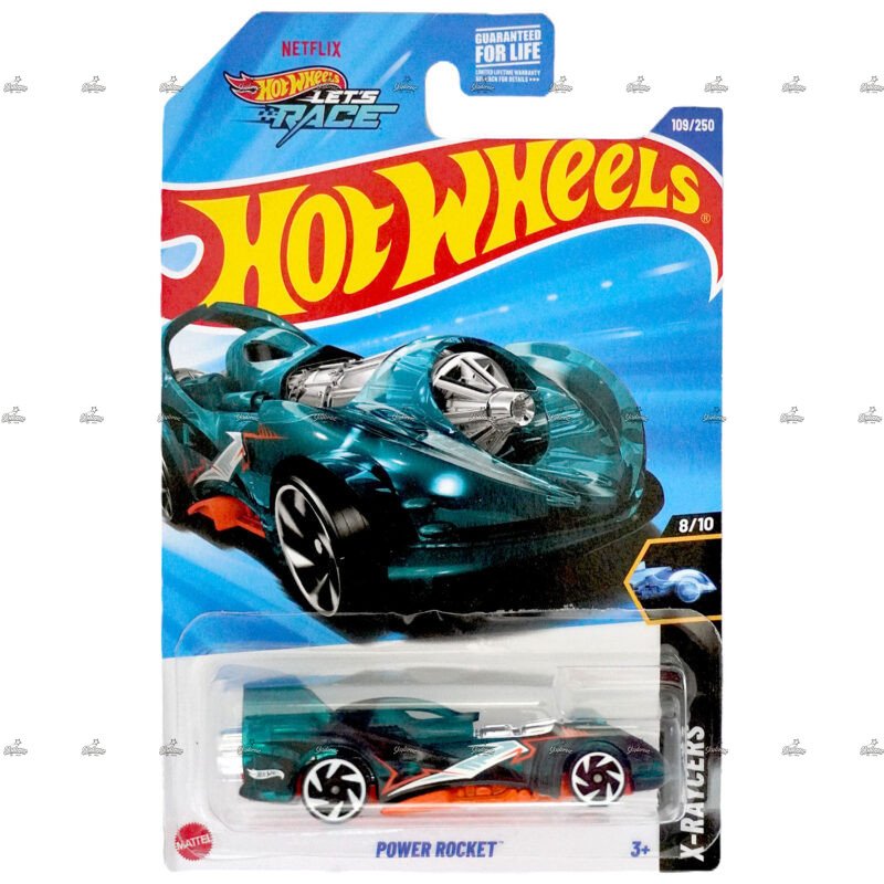 Hot Wheels Power Rocket X RAYCERS 2025 F Case U.S. Card