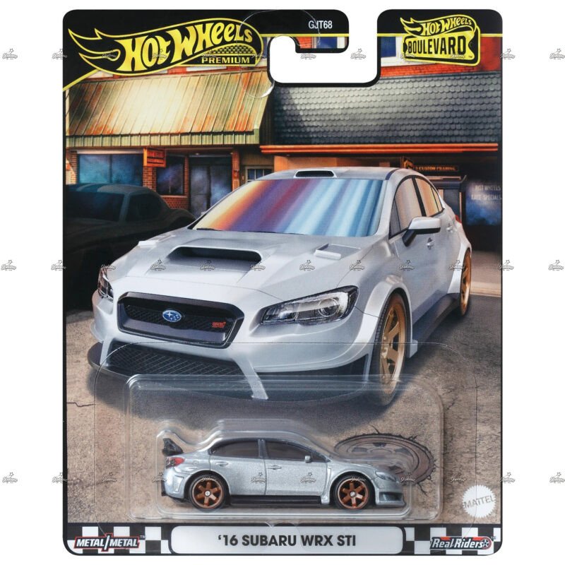 Hot Wheels Premium 16 Subaru WRX STI BOULEVARD