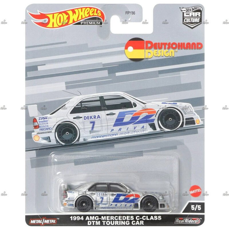 Hot Wheels Premium 1994 AMG Mercedes C Class DTM Touring Car Deutschland Design 2021