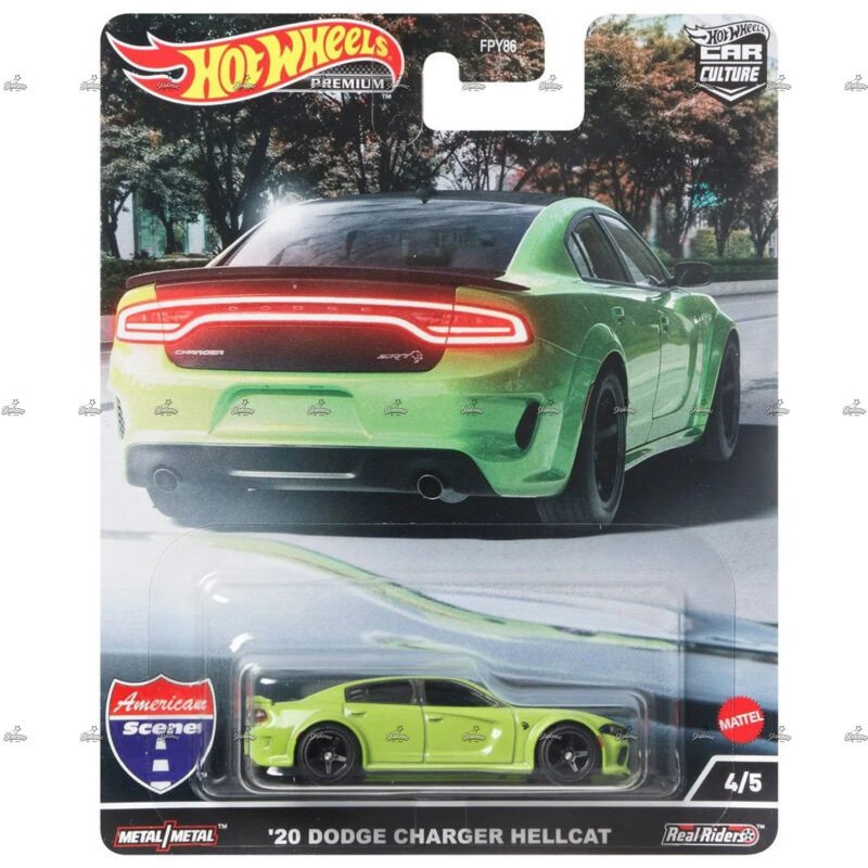 Hot Wheels Premium 20 Dodge Charger Hellcat AMERICAN SCENE