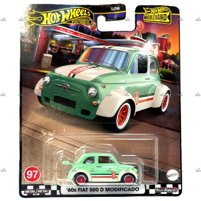 Hot Wheels Premium 60s Fiat 500 D Modificado