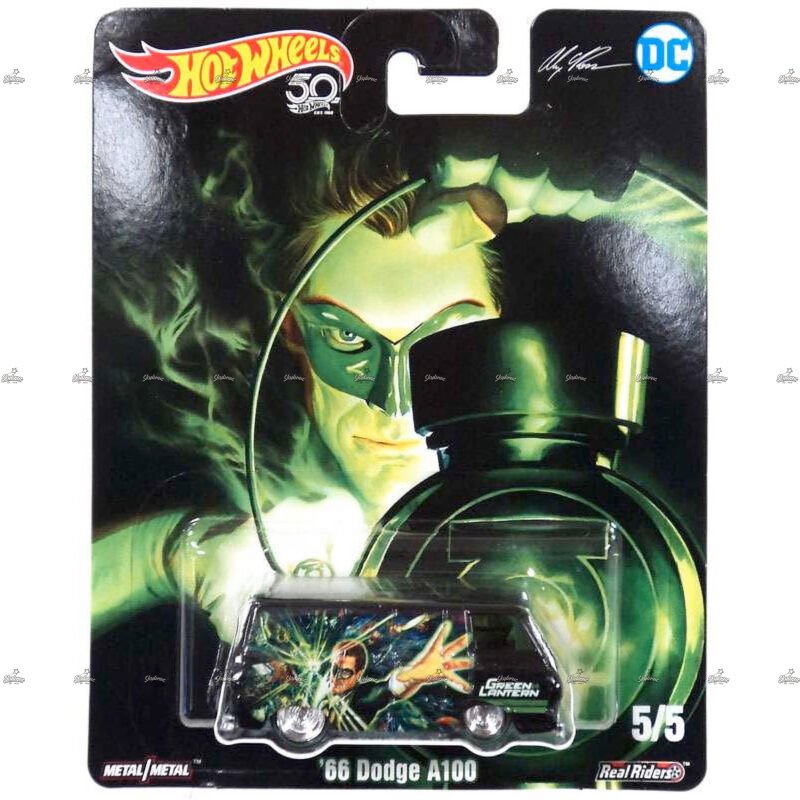 Hot Wheels Premium 66 Dodge A100 DC GREEN LANTERN 2018