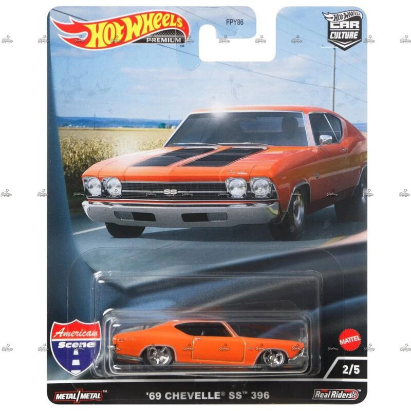 Hot Wheels Premium 69 Chevelle SS 396 AMERICAN SCENE