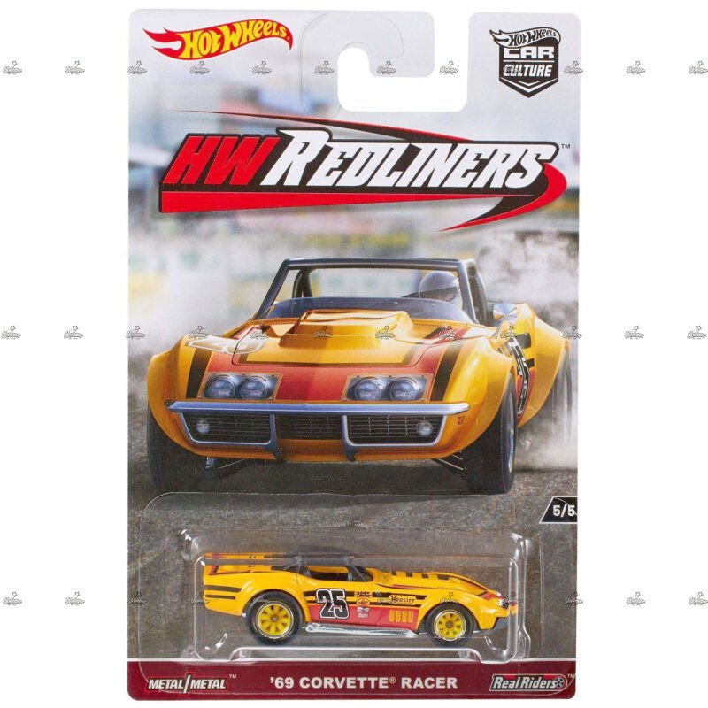 Hot Wheels Premium 69 Corvette Racer HW REDLINERS