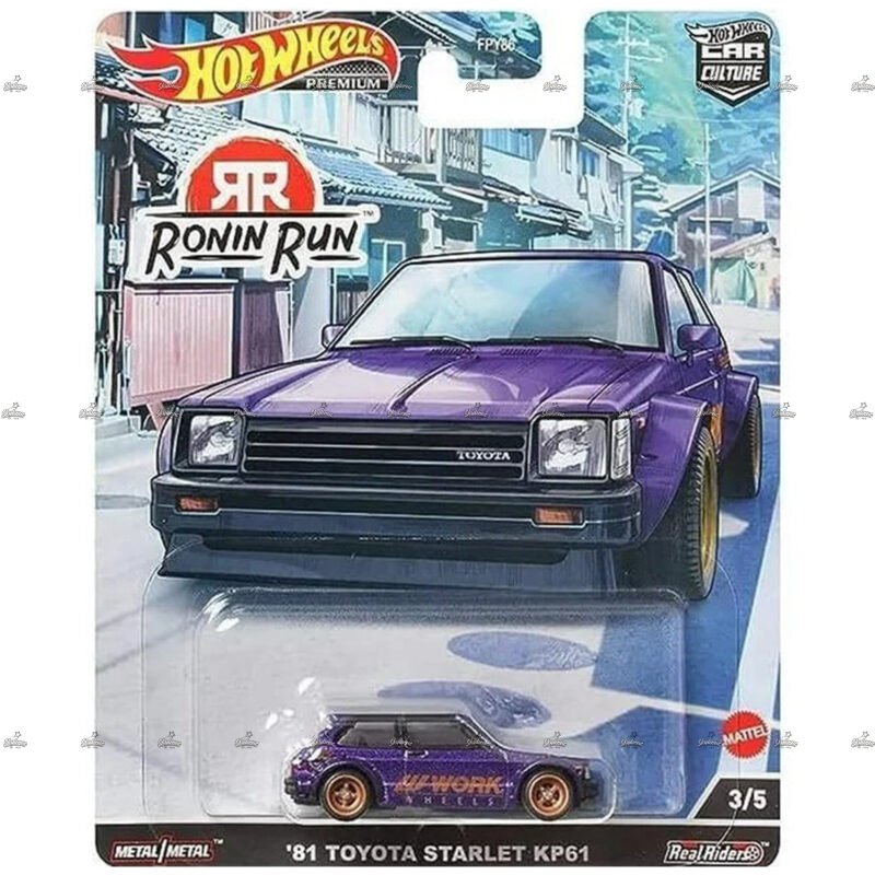 Hot Wheels Premium 81 Toyota Starlet KP61 RONIN RUN