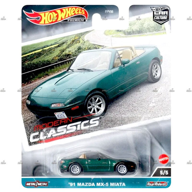 Hot Wheels Premium 91 Mazda Mx 5 Miata MODERN CLASSICS