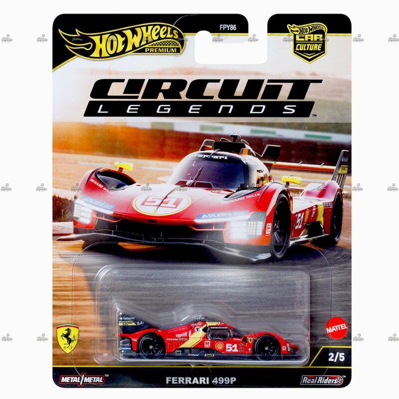 Hot Wheels Premium Ferrari 499P CIRCUIT LEGENDS 2025
