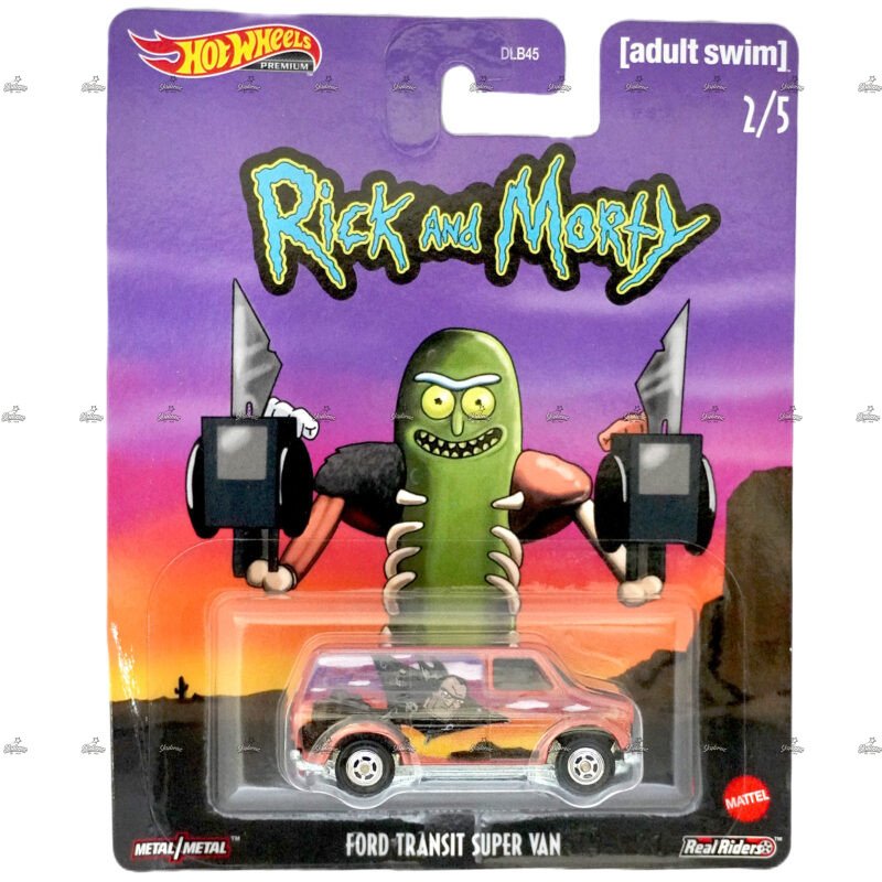 Hot Wheels Premium Ford Transit Super Van RICK AND MORTY