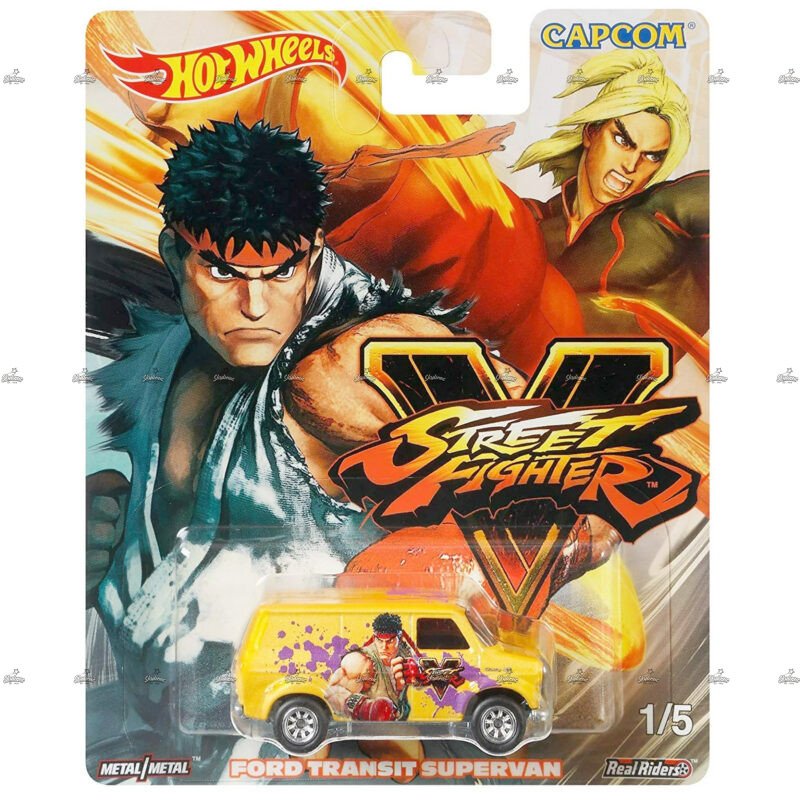 Hot Wheels Premium Ford Transit Supervan STREET FIGHTER Capcom