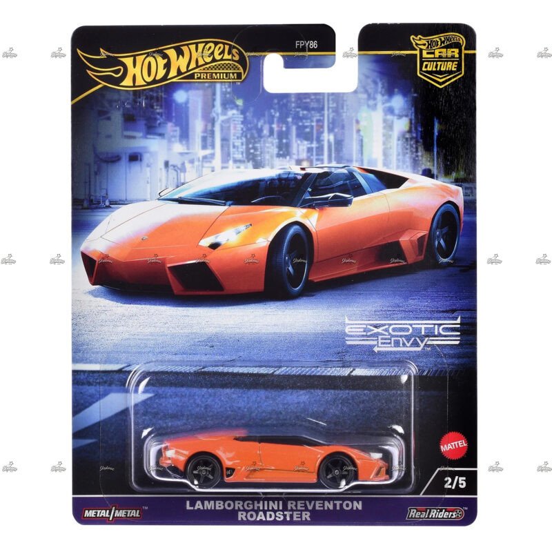 Hot Wheels Premium Lamborghini Reventon Roadster EXOTIC ENVY