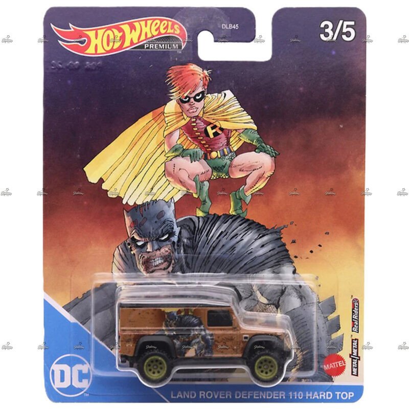 Hot Wheels Premium Land Rover Defender 110 Hard Top DC BATMAN