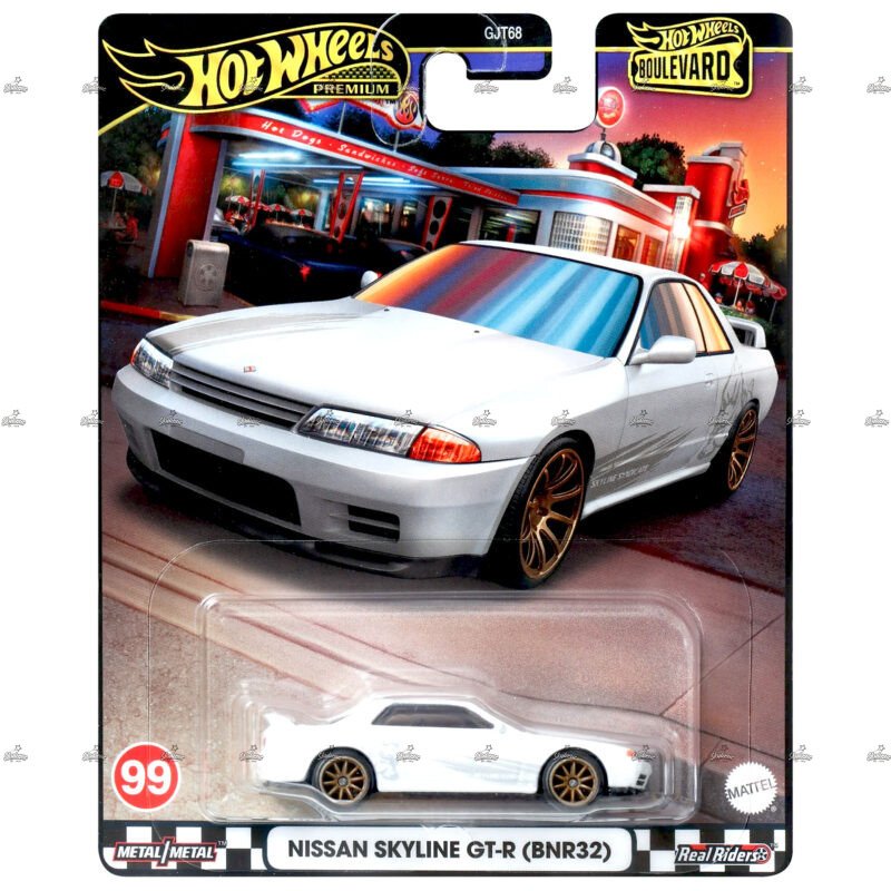 Hot Wheels Premium Nissan Skyline GT R BNR32 BOULEVARD 1