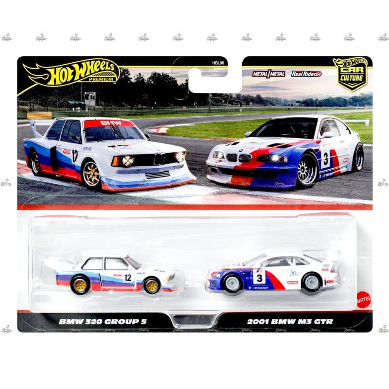 Hot Wheels Premium Pack BMW 320 Group 5 2001 BMW M3 GTR