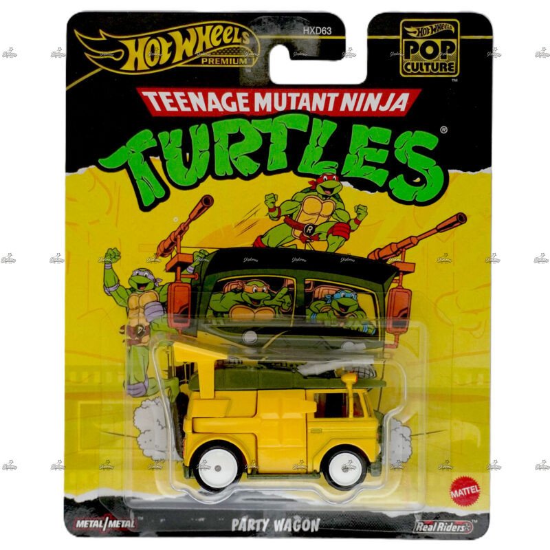 Hot Wheels Premium Party Wagon TEENAGE MUTANT NINJA TURTLES