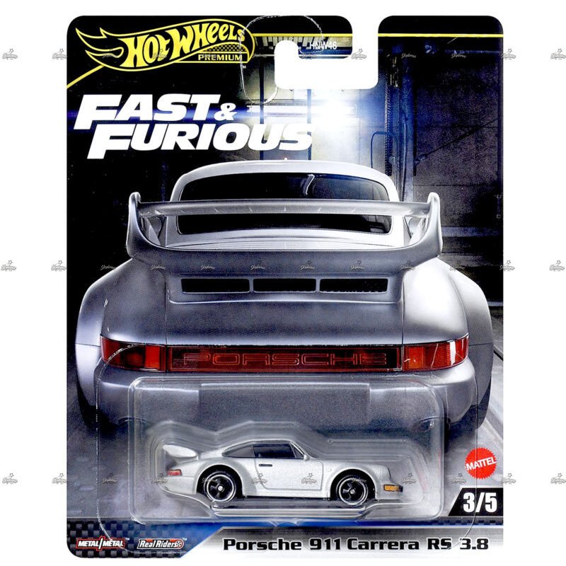 Hot Wheels Premium Porsche 911 Carrera RS 3.8 FAST FURIOUS 55