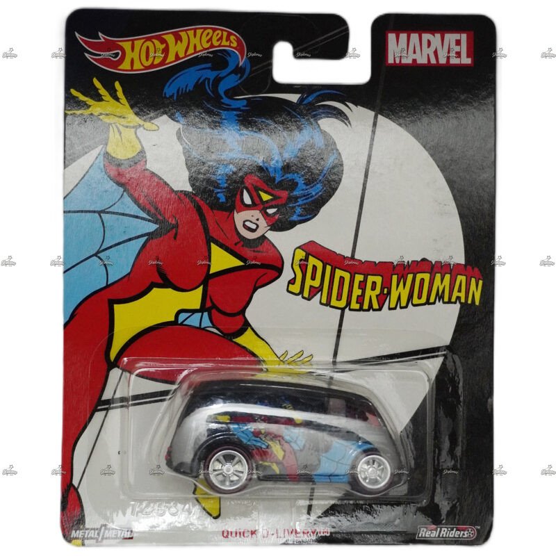 Hot Wheels Premium Qyuck D Livery Marvel Spider Woman 2016