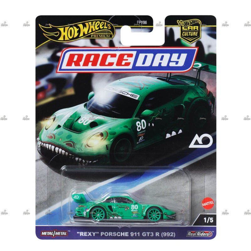 Hot Wheels Premium Rexy Porsche 911 GT3 R 992 RACE DAY