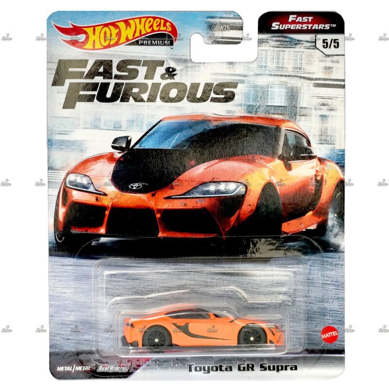 Hot Wheels Premium Toyota GR Supra FAST FURIOUS FAST SUPERSTARS
