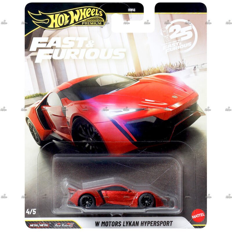 Hot Wheels Premium W Motors Lykan Hypersport FAST FURIOUS 25th ANNIVERARY EDITION 2026