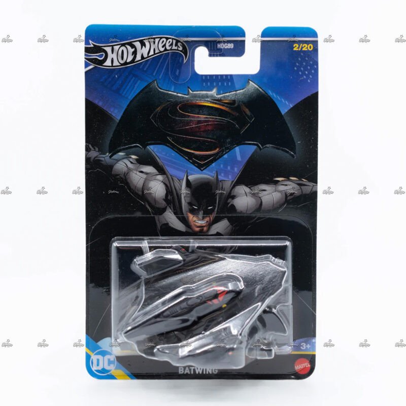 Hot Wheels Silver Batwing BATMAN SUPERMAN