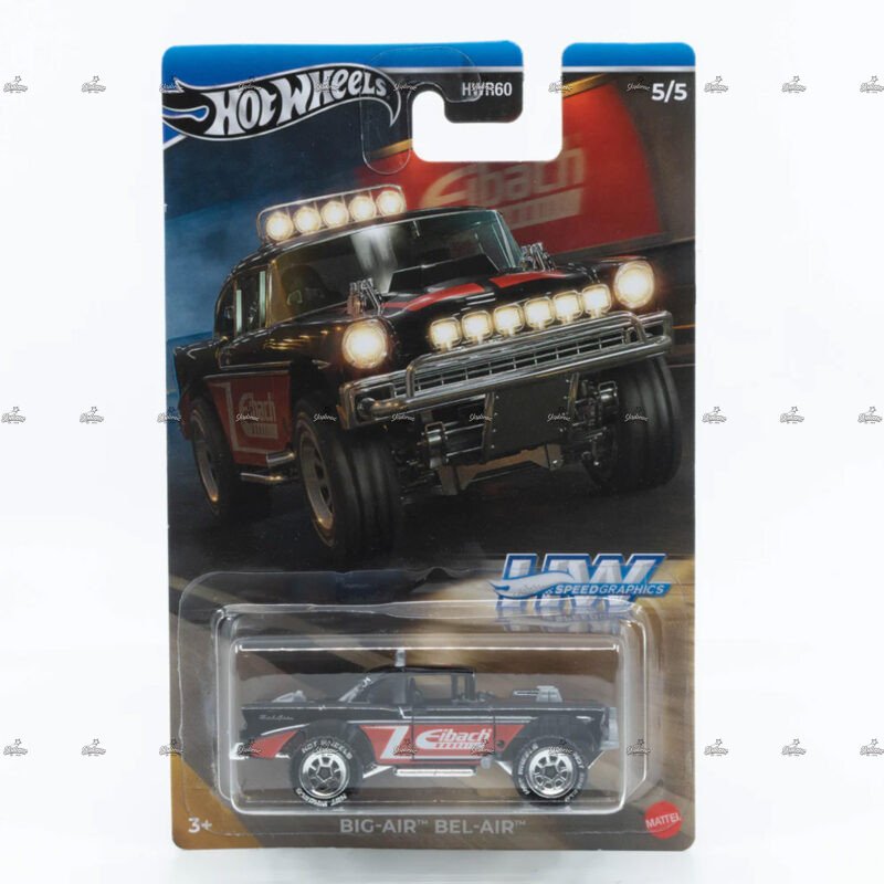 Hot Wheels Silver Big Air Bel Air HW SPEED GRAPHICS