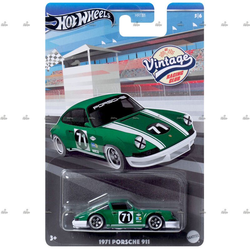 Hot Wheels Silver Series 1971 Porche 911 VINTAGE RACING CLUB