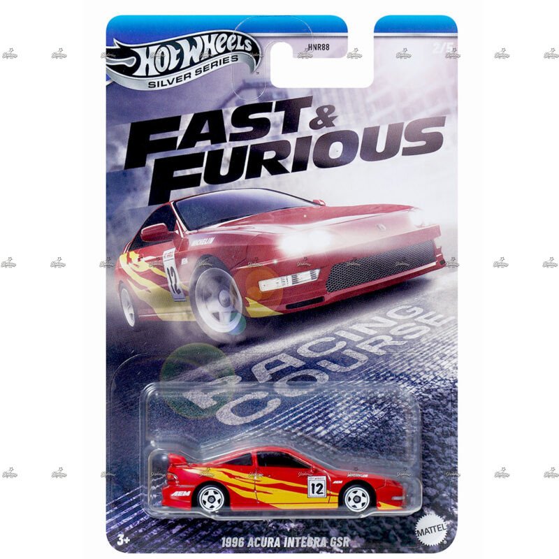 Hot Wheels Silver Series 1996 Acura Integra GSR FAST FURIOUS RACING COURSE 2025