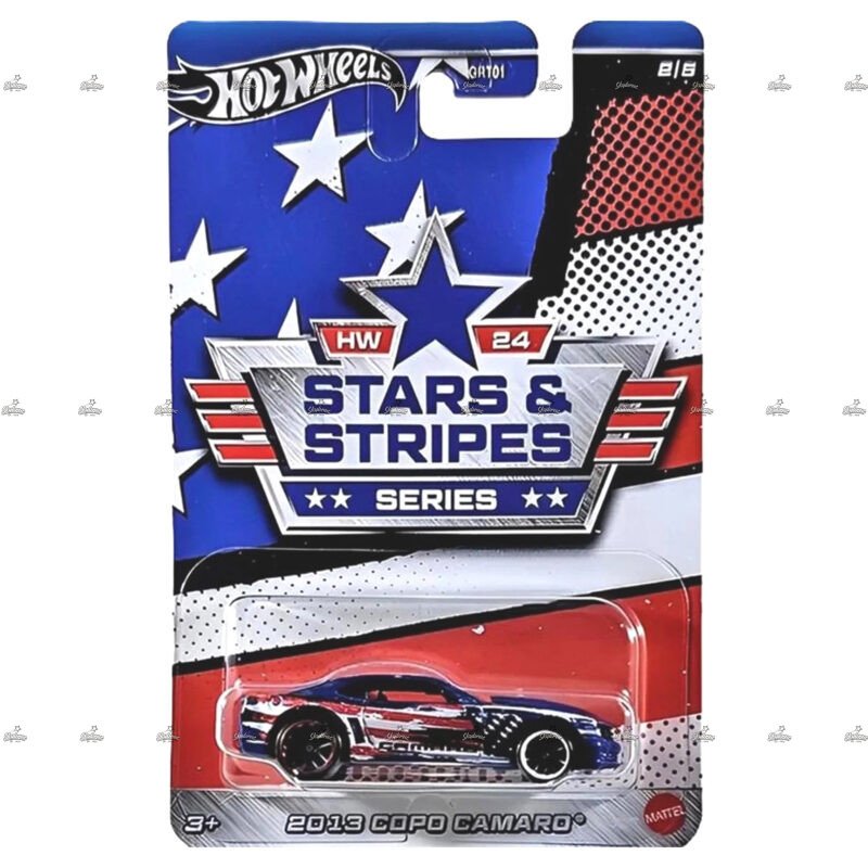 Hot Wheels Silver Series 2013 Copo Camaro STARS AND STRIPES 2024