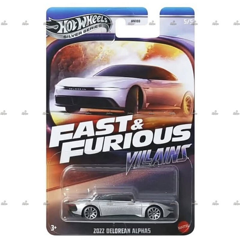 Hot Wheels Silver Series 2022 Delorean Alpha5 FAST FURIOUS VILLAINS 2025 RELEASE