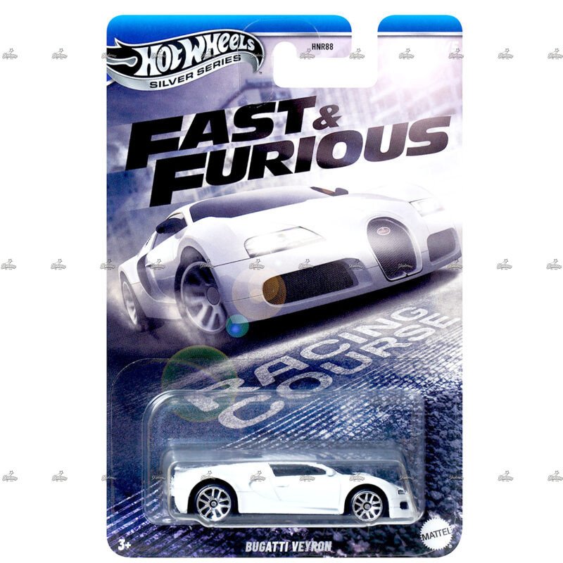 Hot Wheels Silver Series Bugatti Veyron FAST FURIOUS RACING COURSE 2025
