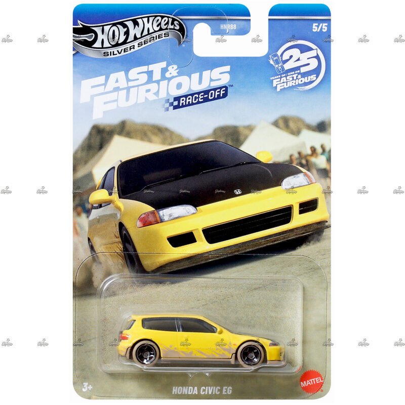 Hot Wheels Silver Series Honda Civic EG FAST FURIOUS RACE OFF 2026