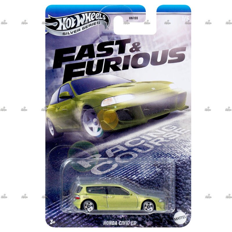Hot Wheels Silver Series Honda Civic EG FAST FURIOUS RACING COURSE 2025
