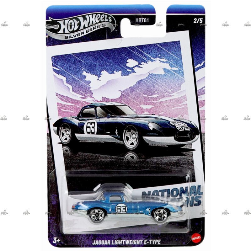 Hot Wheels Silver Series Jaguar Lightweight E Type 2025 NATIONAL ICONS EDITION 1